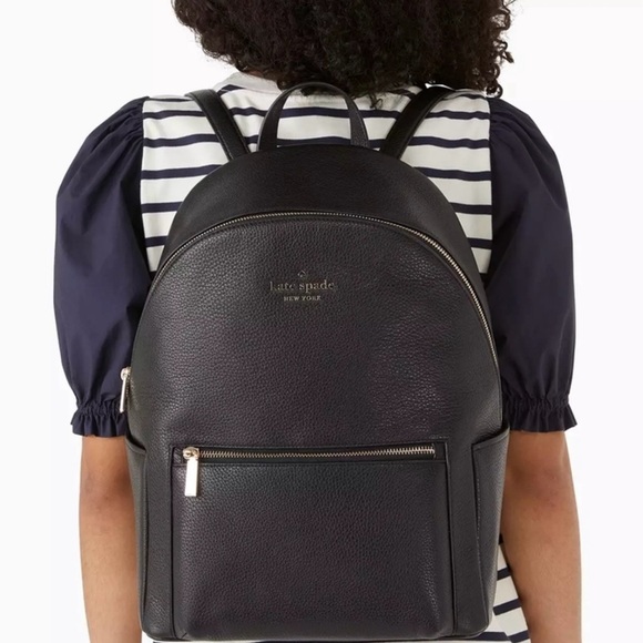 kate spade Handbags - Kate Spade Dark Leather Backpack